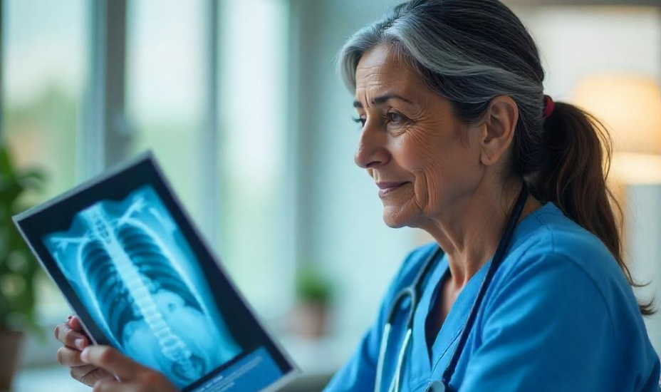 Doctor performing brachytherapy treatment at a cancer hospital in Hisar