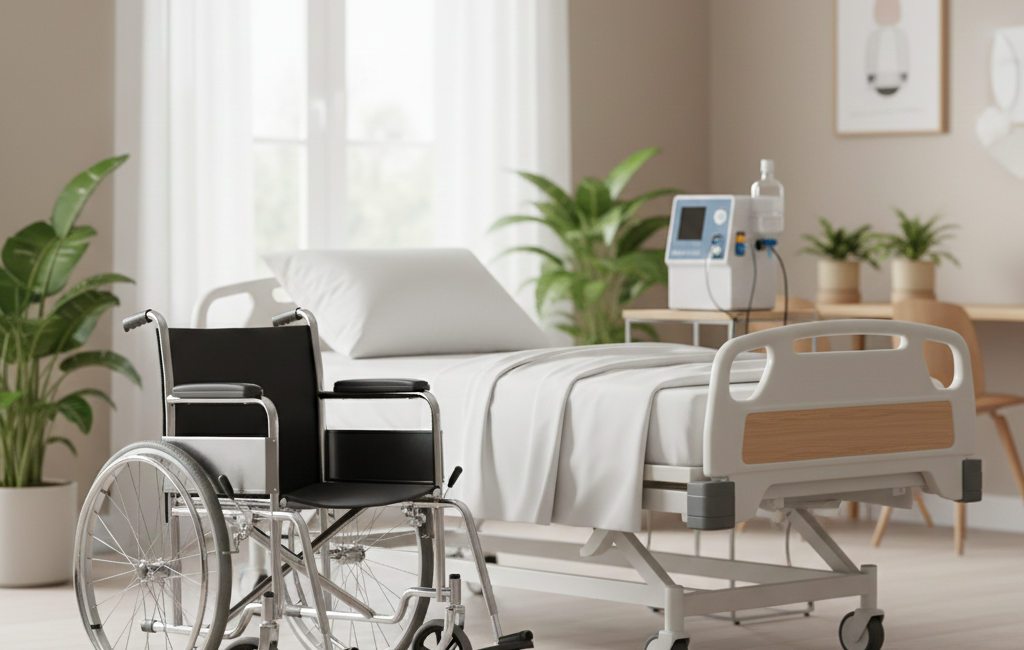 Medical Hospital Bed and Wheelchair on Rent in Hisar Haryana