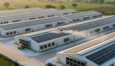 Modern Poultry Farm in Barwala Hisar with Automatic Feeding System Modern Poultry Farm in Barwala Hisar with Automatic Feeding System