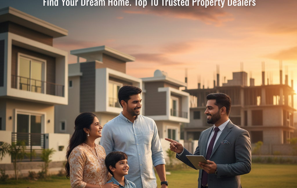 हिसार में प्लॉट या मकान खरीदना है देखिए 2026 के टॉप 10 प्रॉपर्टी डीलर्स की लिस्ट और सेक्टर 14, 33 की नई डील्स। अपना हिसार - आपकी अपनी प्रॉपर्टी गाइड।