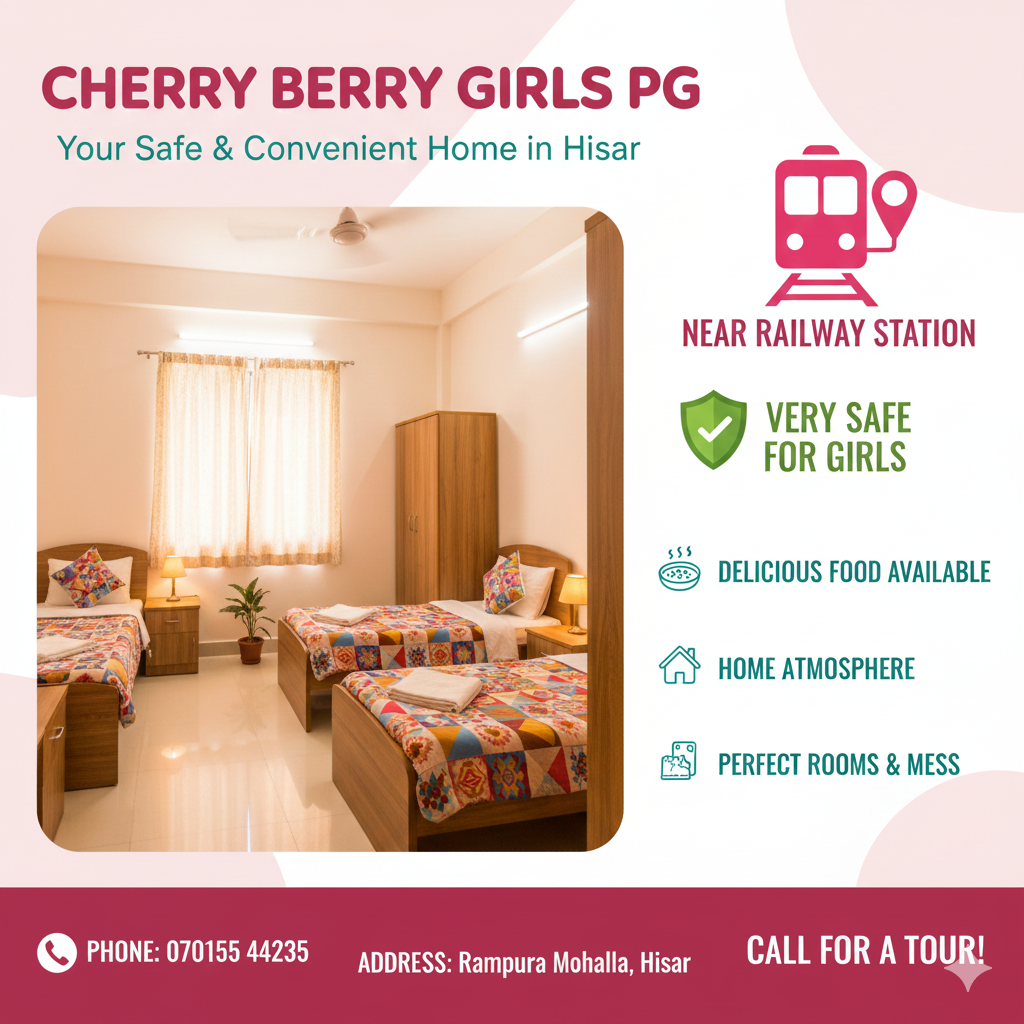🍒 Cherry Berry Girls PG in Hisar
